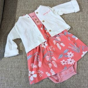 Carter's dress with sweater